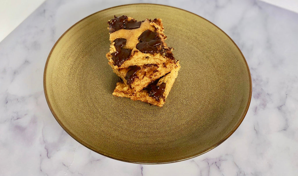 Chickpea Blondies With Classic Creamy Peanut Butter